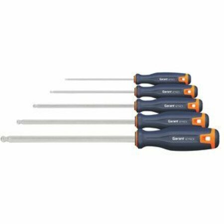 GARANT Hexagon ball-point screwdriver set- with 2-component Haptoprene handle- Number of screwdrivers: 5 627746 5